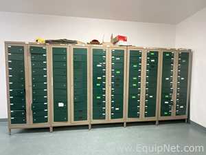 Lote de 5 Gabinete de Almacenamiento Plastmet 