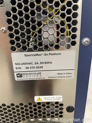 Molecular Devices Spectra Max i3x Multi Mode Microplate Reader