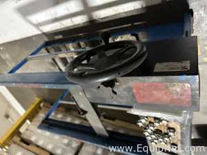 Materials Transportation Company Industrial Forklift Battery Transfer Cart with Roller Bed