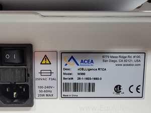 ACEA Biosciences xCELLigence RTCA Analyzer with RTCA MP Station