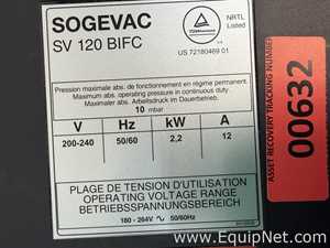Bomba de Vacío Leybold SOGEVAC SV120BIFC 960563V3002