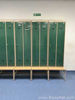 Lote de 14 Gabinete de Almacenamiento Plastmet 