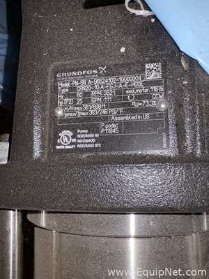Bomba Centrífuga Grundfos PN Type CRN20-10 A-FGJ-A-E-HQQE. Sem Uso