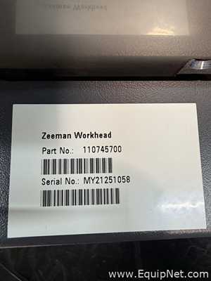 Agilent Technologies G8436A 240Z AA Zeeman Atomic Absorption Spectrometer