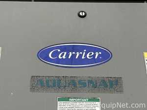 Carrier Corporation Aquasnap Chiller With Two Pumps