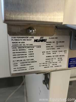Cabina de Seguridad Biológica Nuaire Inc. NU-435-600