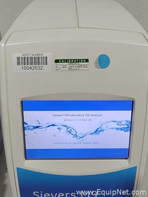 Analizador de Carbono Orgánico Total (COT) Sievers M9