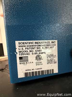 Agitador Scientific Industries, Inc. G560