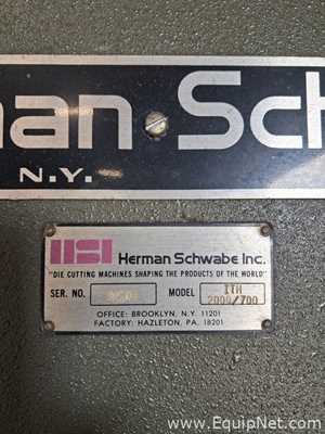 Prensa Hidráulica Herman Schwabe ITH 2000/700