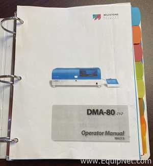 Analizador Milestone s.r.l. DMA 80 evo