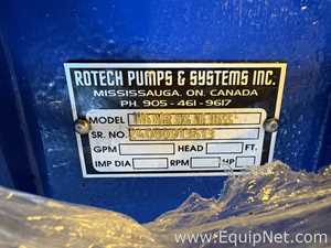 Bomba Centrífugas Rotech Pumps and Systems, Inc. 1196 MTR 3X4 8G 316SS