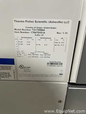 Thermo Fisher Scientific TSX70086A TSX Series 33.3 Cubic Feet Ultra Low Freezer