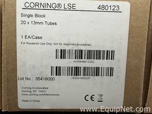 Lot of 3 Unused Corning Digital Dual Block Dry Bath Heaters With Heat Blocks