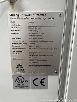 Freezer Stirling Ultracold  