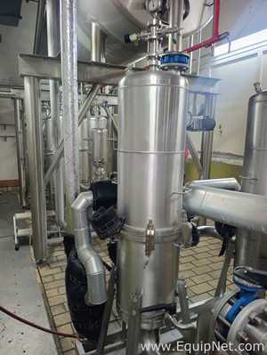 Vertical Tank with Filter Products Europe Filter Skid