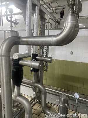 ETA Stainless Steel Horizontal Tank on Frame with Process Filter Skid