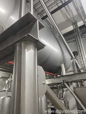 ETA Stainless Steel Horizontal Tank on Frame with Process Filter Skid