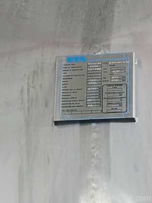 ETA Stainless Steel Horizontal Tank on Frame with Process Filter Skid