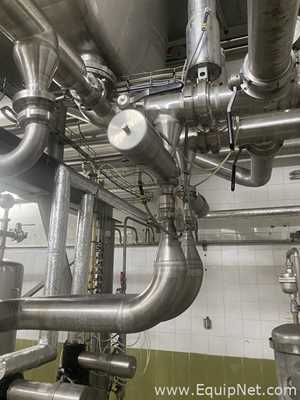 ETA Stainless Steel Horizontal Tank on Frame with Process Filter Skid