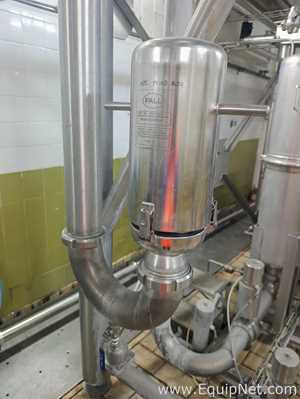 ETA Stainless Steel Horizontal Tank on Frame with Process Filter Skid