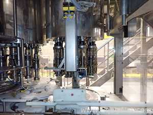 Perrier Bottle Washer and Filler with Fowler Zalkin CA10 Double|480 NG Capper - Line 7