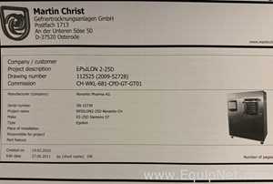 Christ Epsilon 2-25 D Freeze Dryer