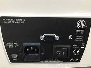 Lot Of 2 Cole-Parmer Masterflex L/S Peristaltic Pump