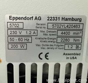 Eppendorf 5702 Laboratory Centrifuge
