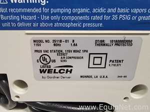 Lote de 2 Bomba de Vacío Welch 2511B-01