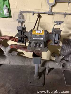 Lot Of Two Pedestal Grinders