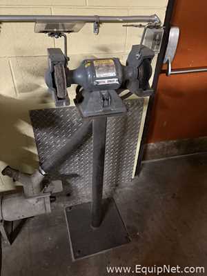 Lot Of Two Pedestal Grinders