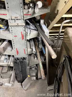 Rack Of Miscelleaneous Brass, Aluminum, Stainless And More