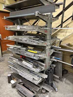 Rack Of Miscelleaneous Brass, Aluminum, Stainless And More