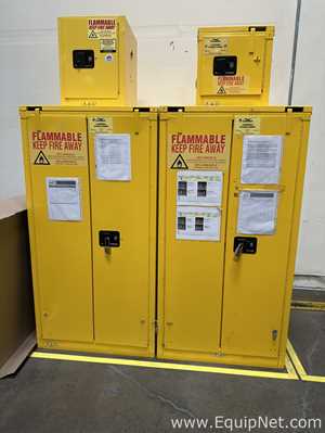 Lote de 5 Gabinetes de Almacenamiento de Inflamables Various Requisitos de aire 16 GALS