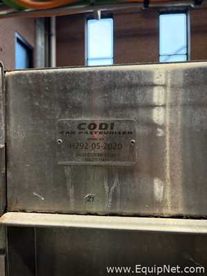 Codi Manufacturing Tunnel Pasteurizer