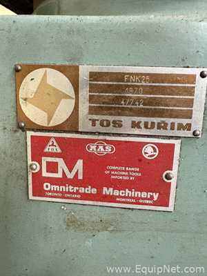 Tos Kurim Finesa FNK25 Milling Machine