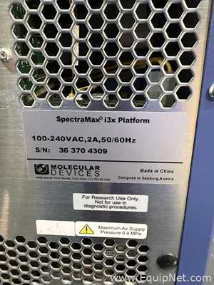 Molecular Devices Spectramax i3x Microplate Reader | FOR REPAIR