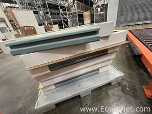 Lot of Lab Storage Counters and Cabinets, Agave and Light Neutral Colors
