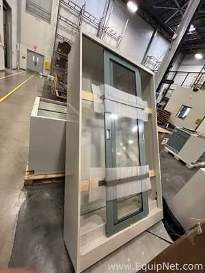 Lot of Lab Storage Counters and Cabinets, Agave and Light Neutral Colors