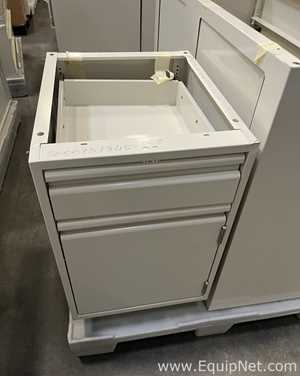 Lot of Lab Storage Counters and Cabinets, Agave and Light Neutral Colors