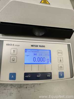 Analizador de Humedad Mettler Toledo HB43-S