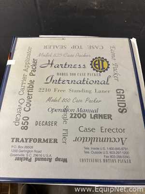 Linhas de Encaixotadora Hartness International 2800