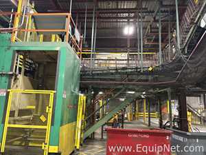 Alvey Series 300 Palletizer With Lantech Stretch Wrapper