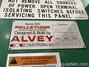 Alvey Series 300 Palletizer With Lantech Stretch Wrapper