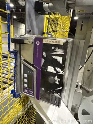 Alvey Series 300 Palletizer With Lantech Stretch Wrapper