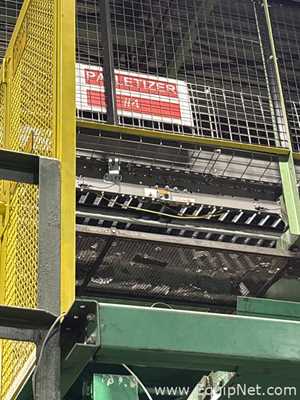 Alvey Series 300 Palletizer With Lantech Stretch Wrapper