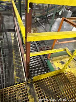 Alvey Series 300 Palletizer With Lantech Stretch Wrapper