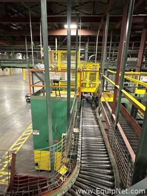 Alvey Series 300 Palletizer With Lantech Stretch Wrapper