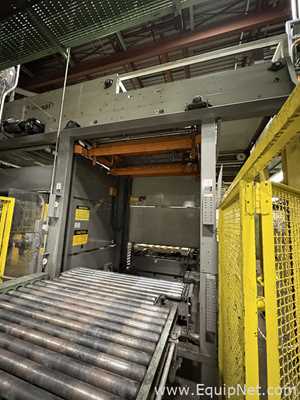 Alvey Series 300 Palletizer With Lantech Stretch Wrapper