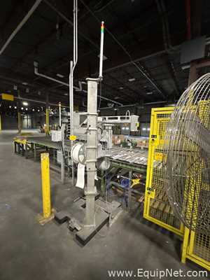 Alvey Series 300 Palletizer With Lantech Stretch Wrapper